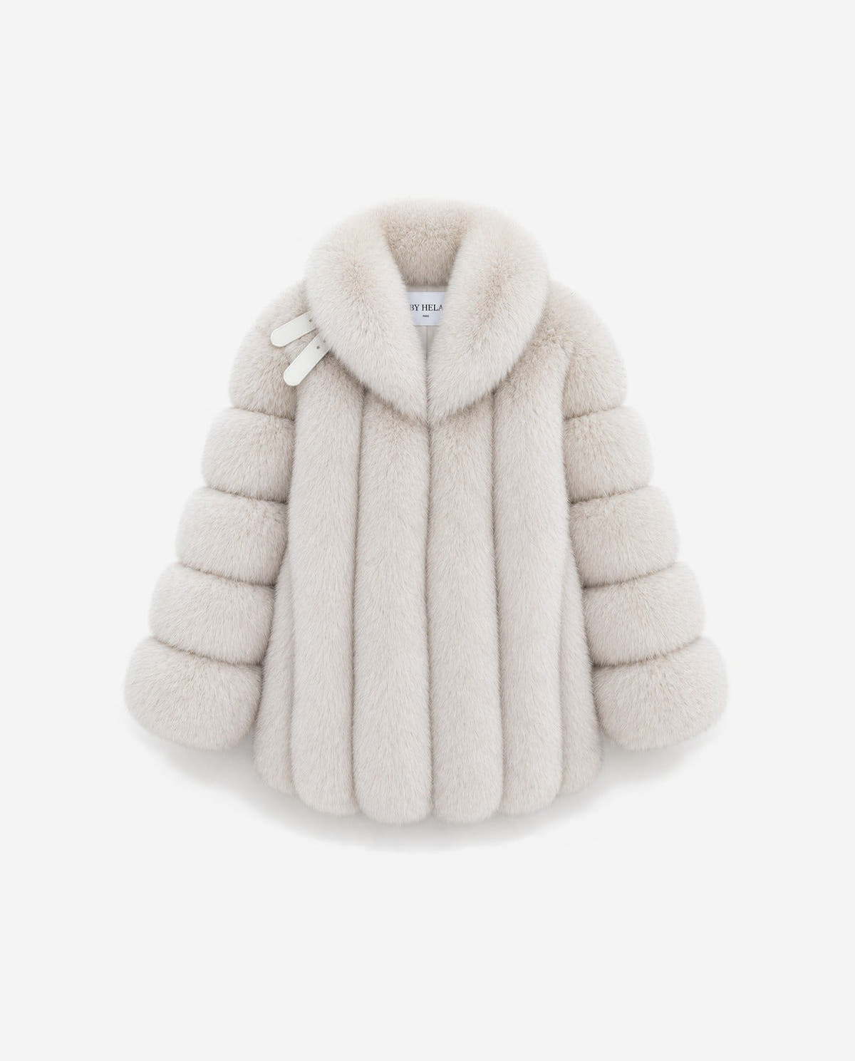 collar-coat|Blanc naturel