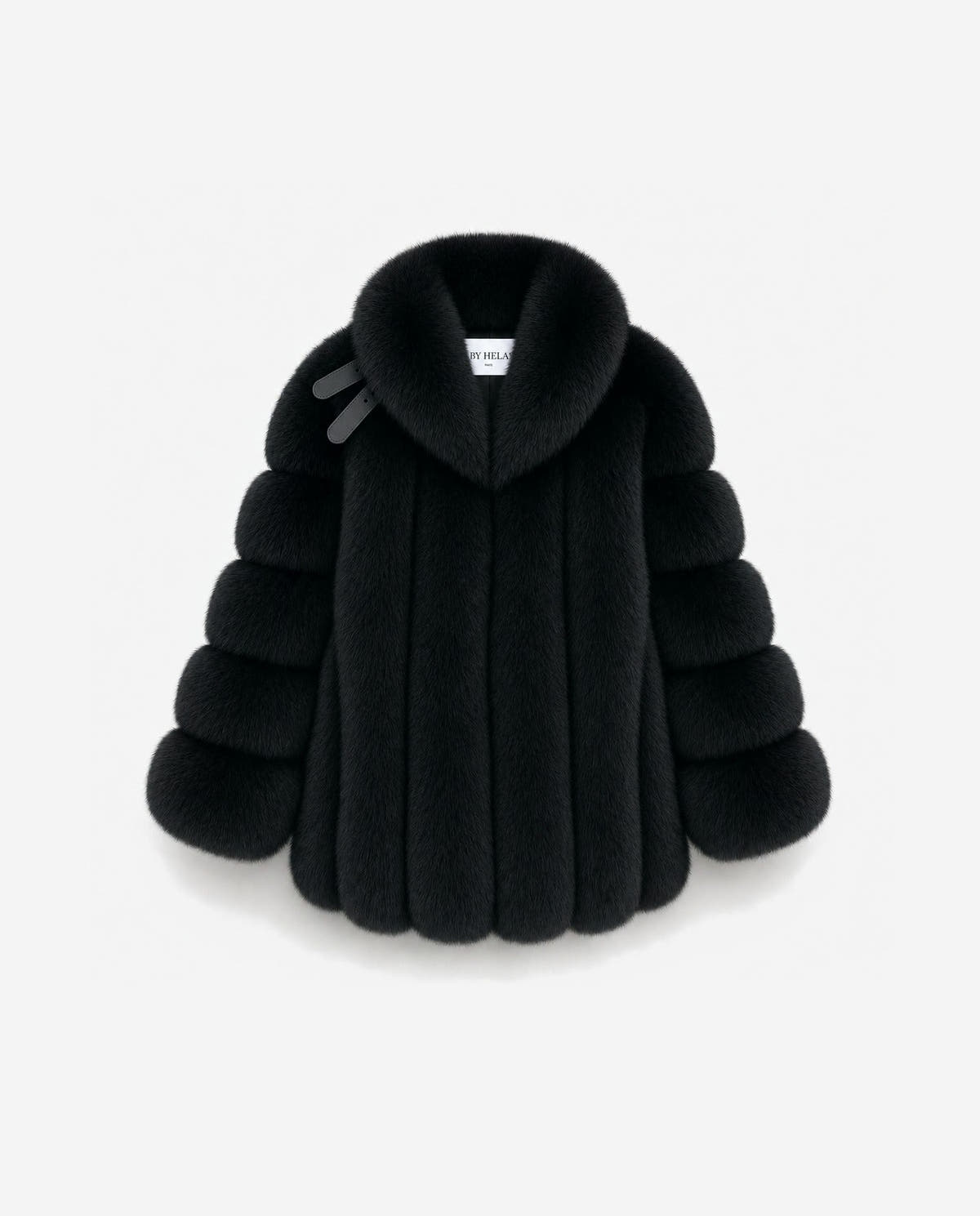 collar-coat|Noir