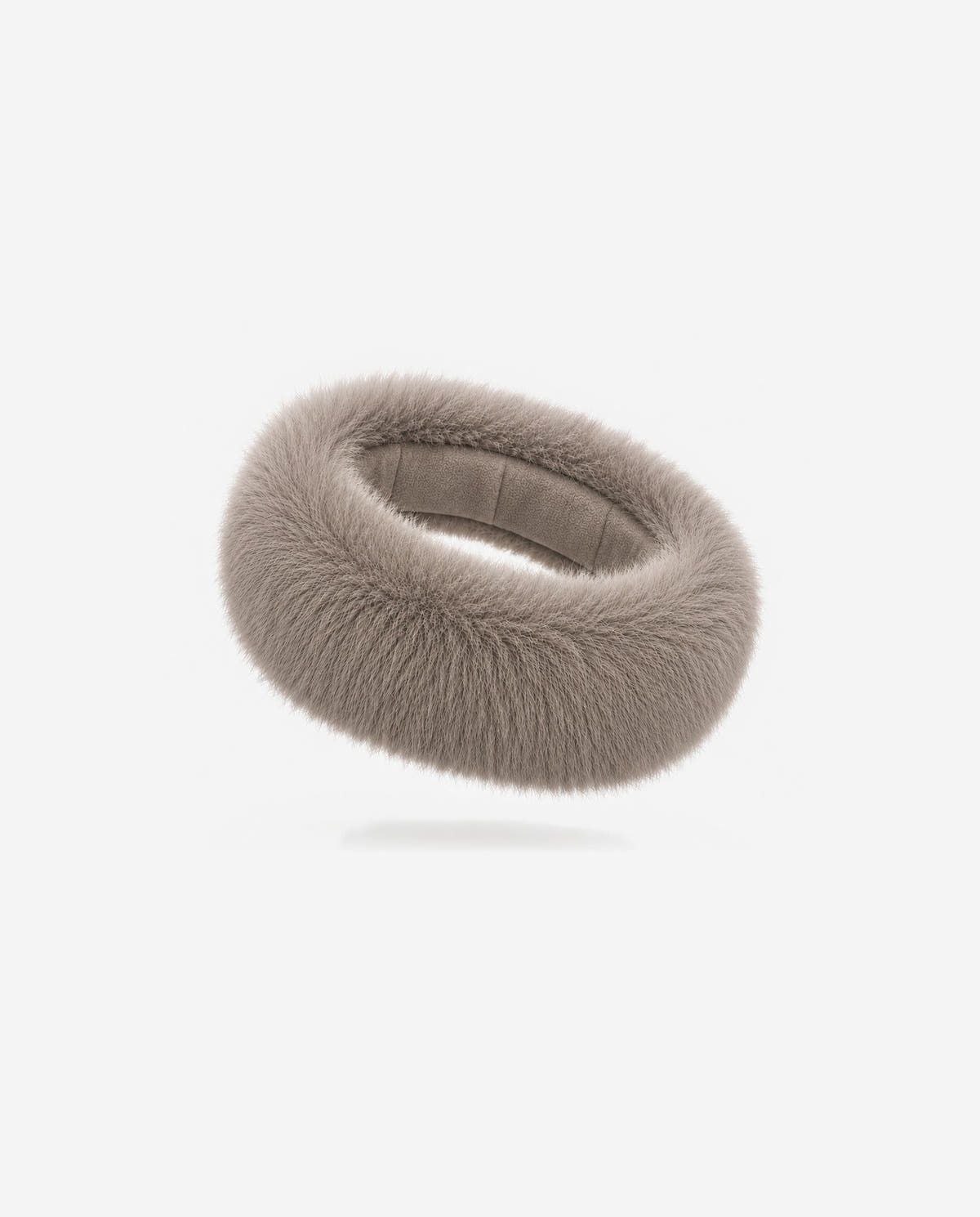 headband-en-fourrure|Taupe