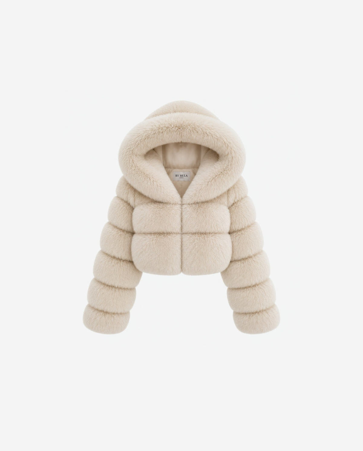 hooded-bubble-coat|Nude