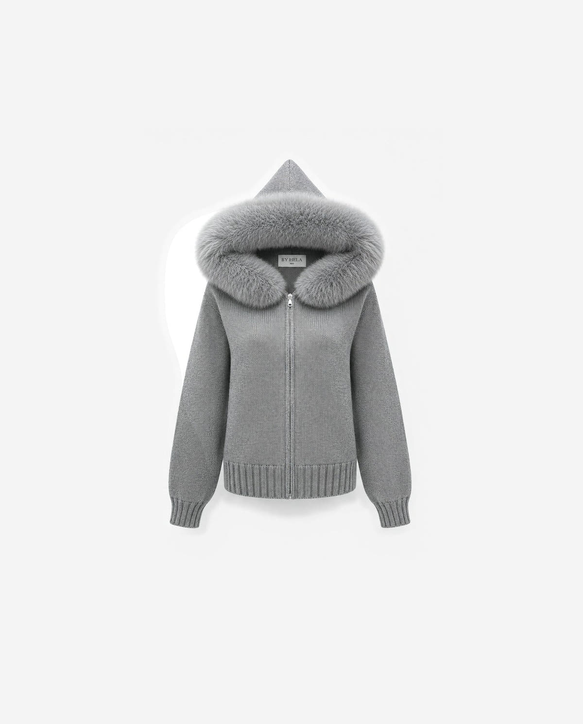 hoodie-zip-fur|Gris