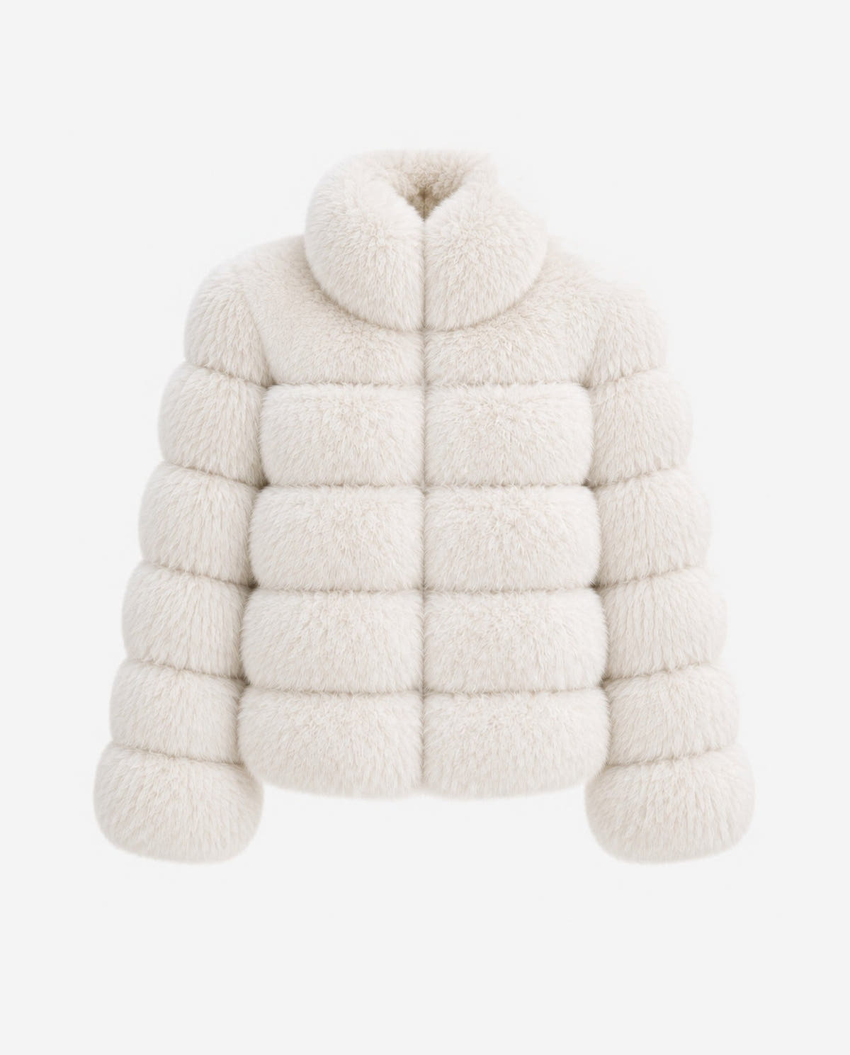 long-bubble-coat-nude|Blanc naturel