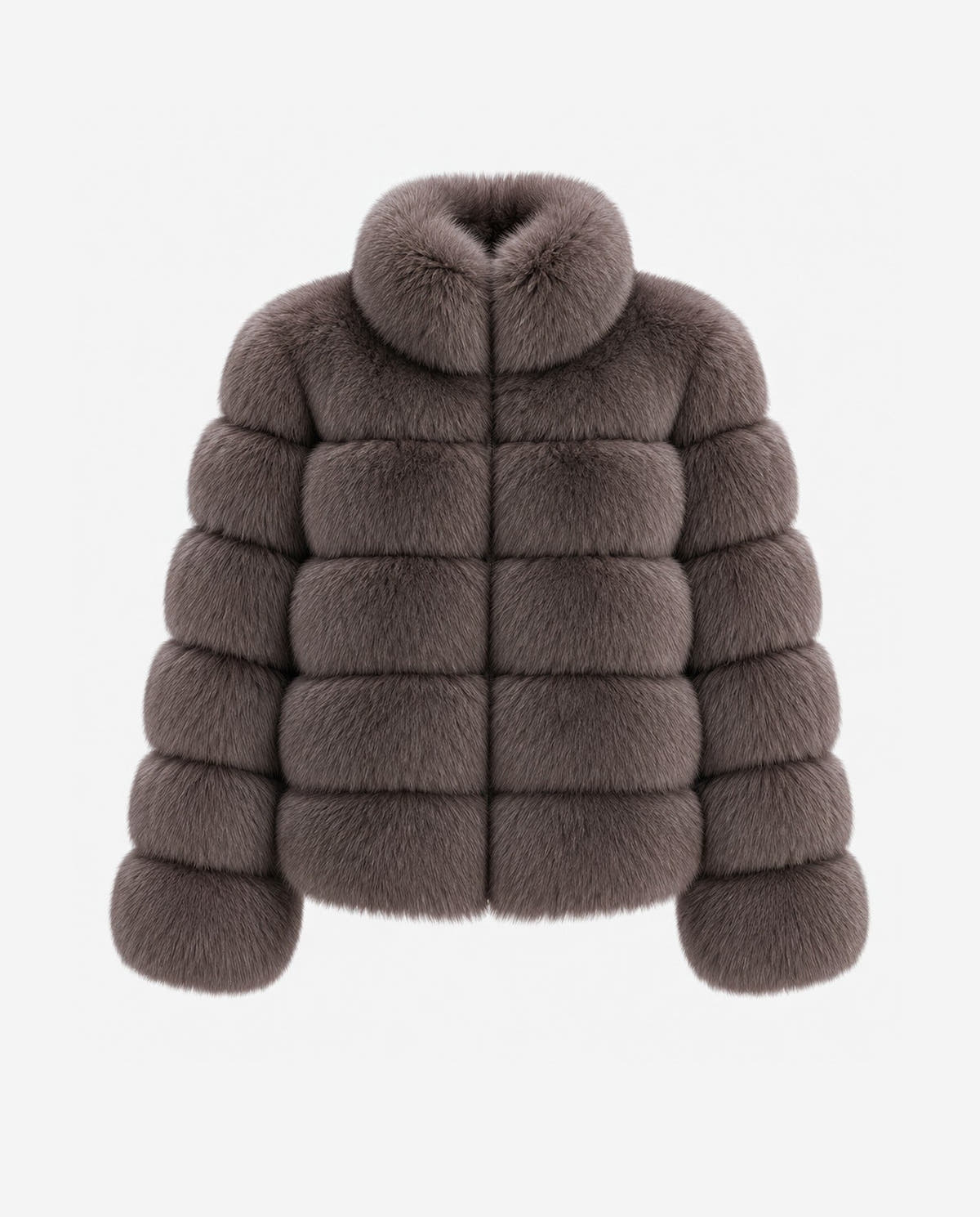 long-bubble-coat-nude|Gris foncé