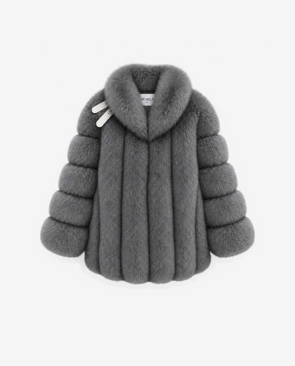 collar-coat|Gris foncé