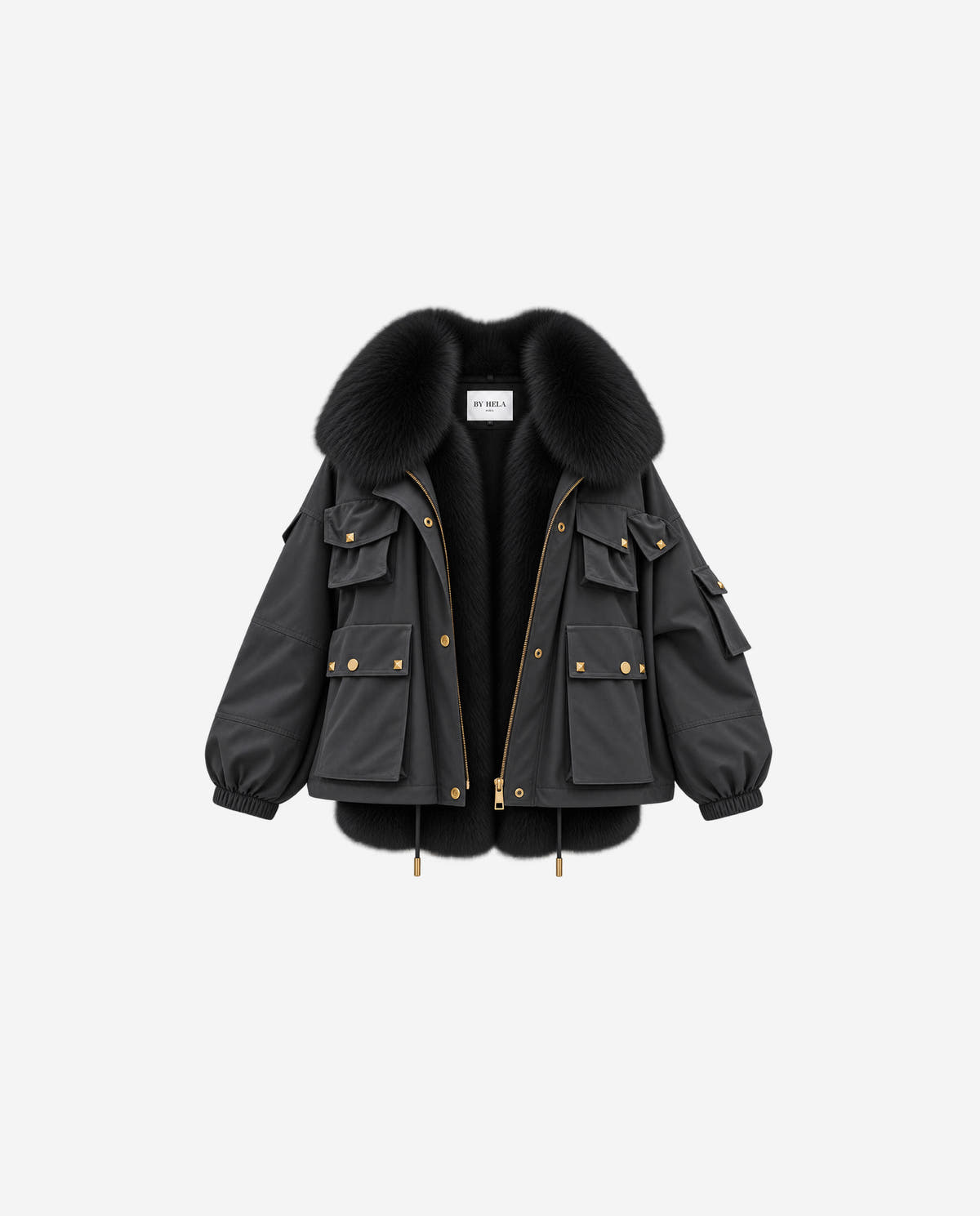doudoune-oversized|Noir