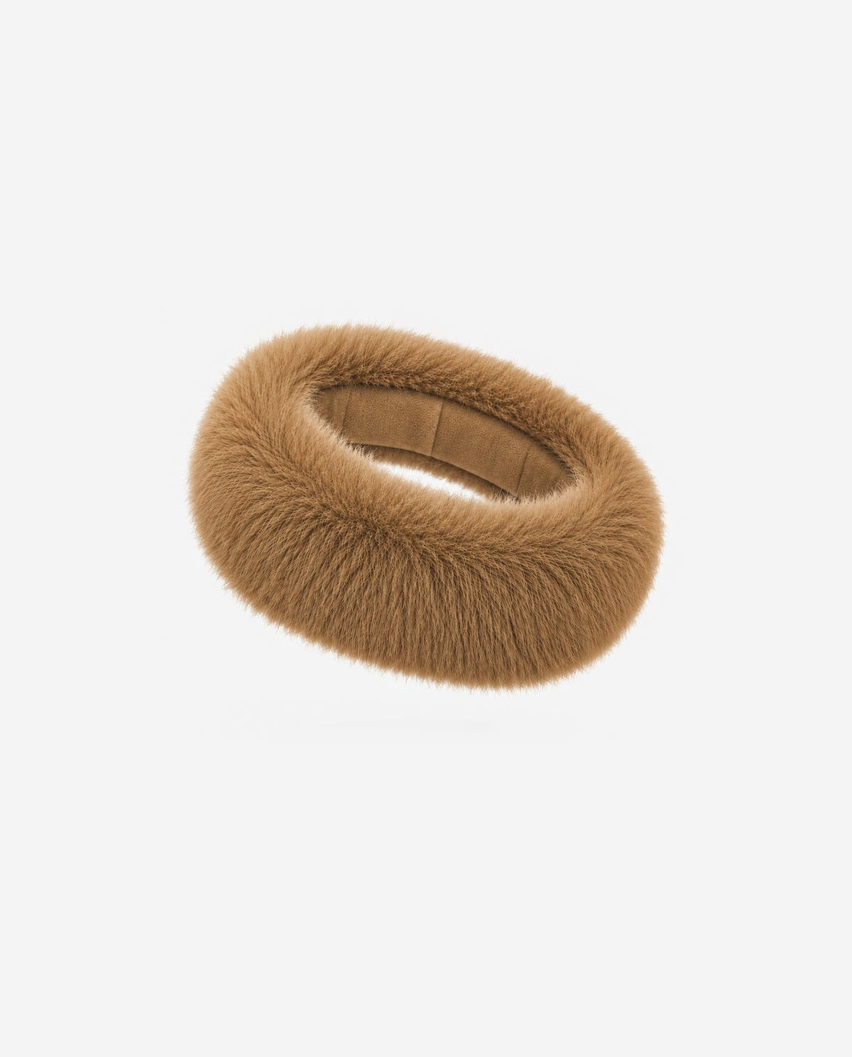 headband-en-fourrure|Camel