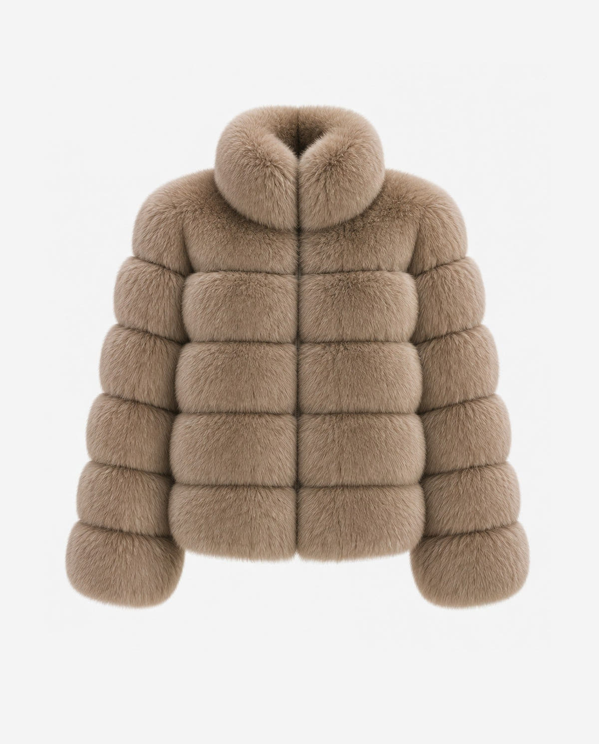 long-bubble-coat-nude|Taupe