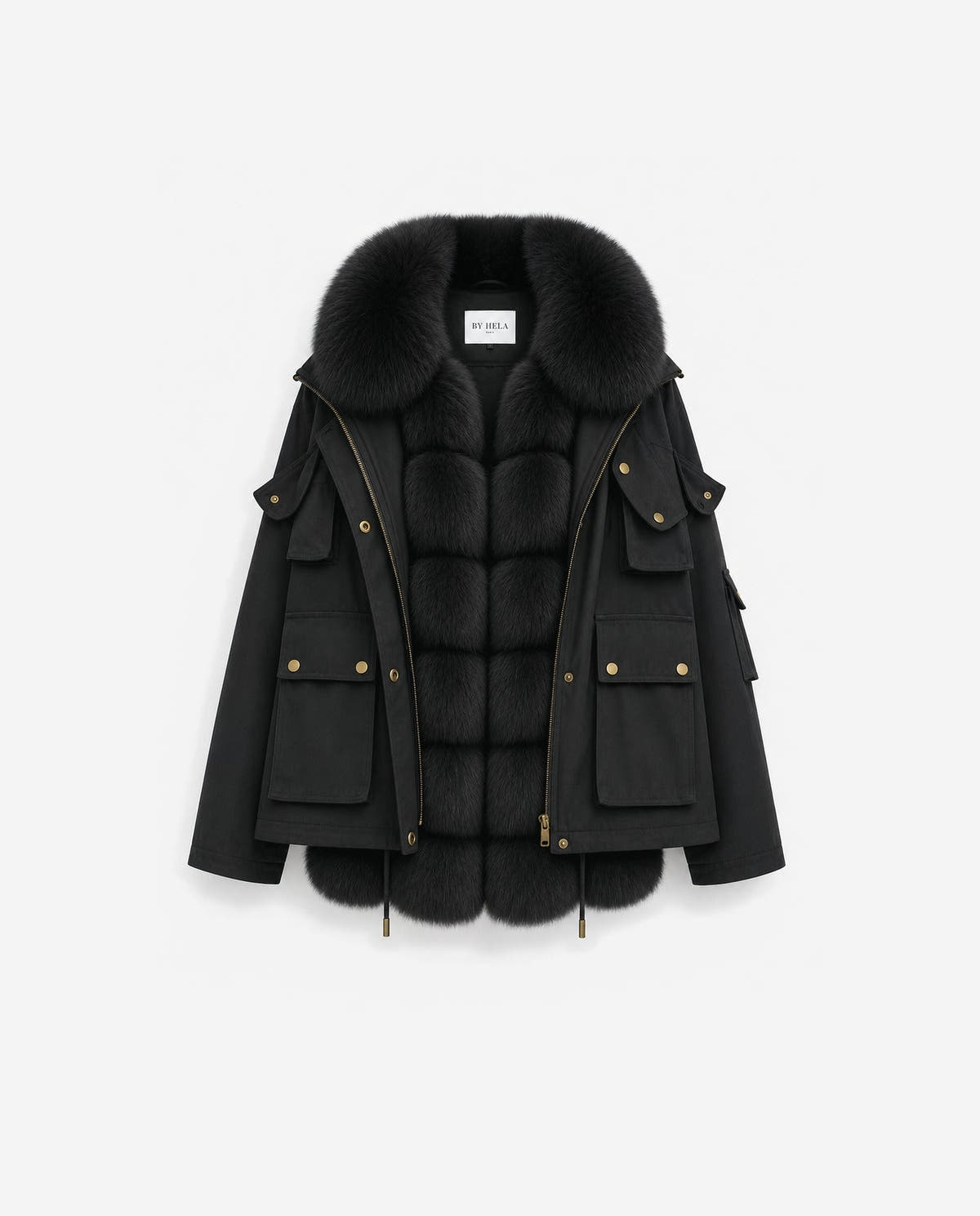 parka-oversized-bubble|Noir